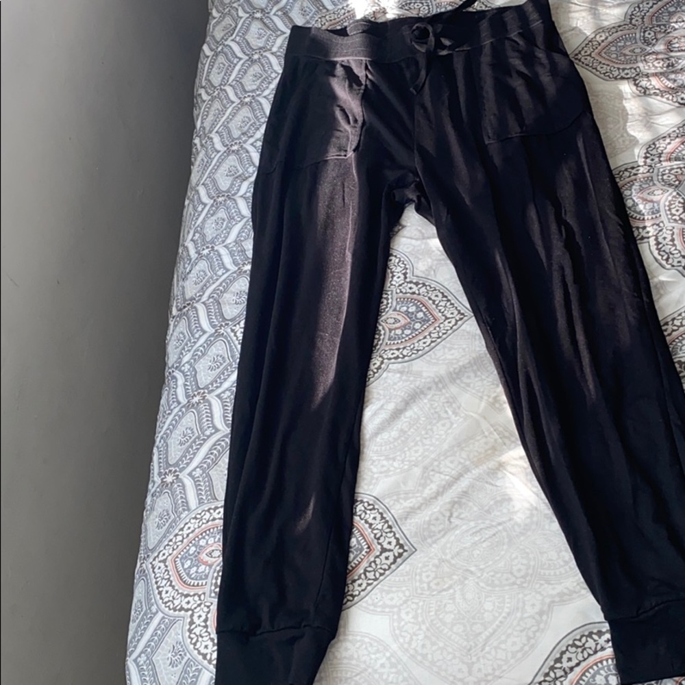 Black sweat pants